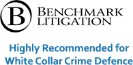 Benchmark Litigation — Highly Recommended for White Collar Crime Defence